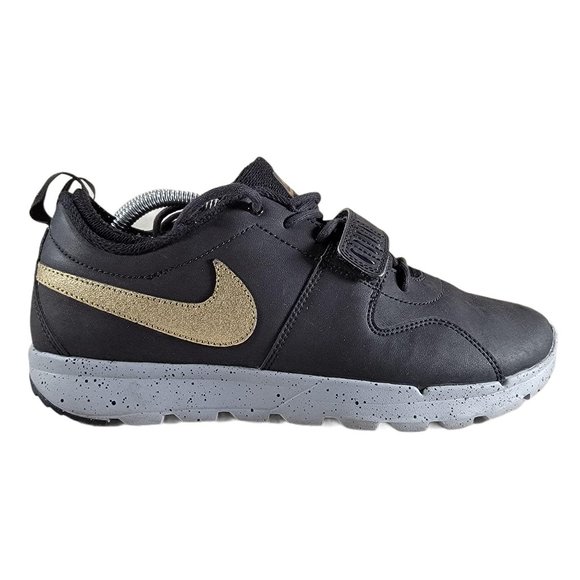 Nike SB Trainerendor L QS Black/Gold Mens 10 - Picture 1 of 9